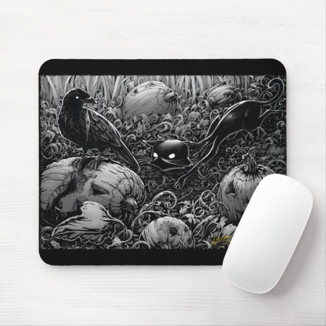 Mousepad Gatinho Boo empilha uma proteção de mouse ruiva (Com mouse)