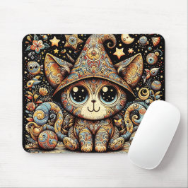 Mousepad "Gatinho Celestial: Assistente Whimsical"