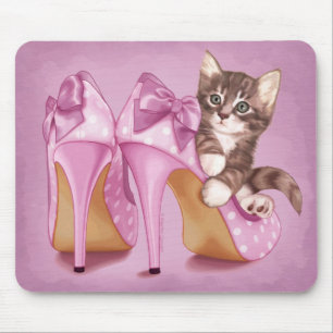 Mousepad Gatinho cinzento do gato malhado