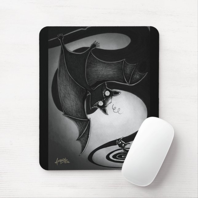 Mousepad Gatinho com uma proteção do mouse Tony Bat (Com mouse)