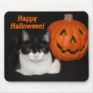 Mousepad Gatinho de Halloween