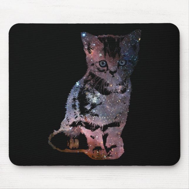Mousepad Gatinho do espaço (Frente)