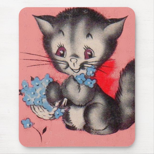 Mousepad gatinho doce (Frente)