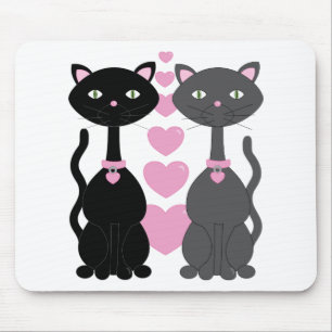 Mousepad Gatinho doce no amor