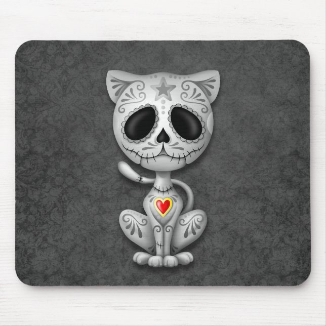 Mousepad Gatinho escuro do açúcar do zombi (Frente)