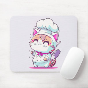 Mousepad Gatinho Gatinho Gatinho Feliz de Padaria  