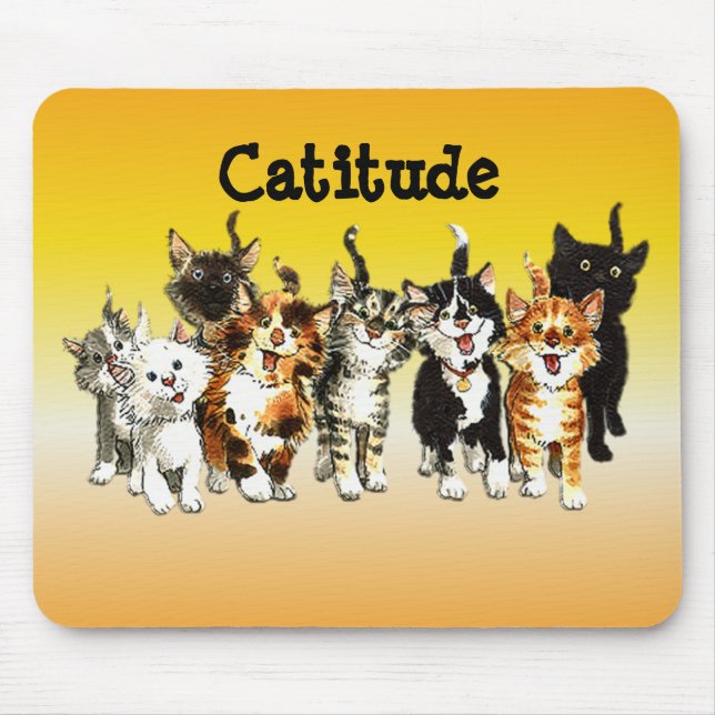 Mousepad Gatinho Gatinho Gato-de-Gatinho Gato-de-Gato-Gato- (Frente)