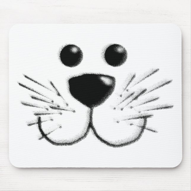 Mousepad Gatinho Gatinho Sorridente Face (Frente)
