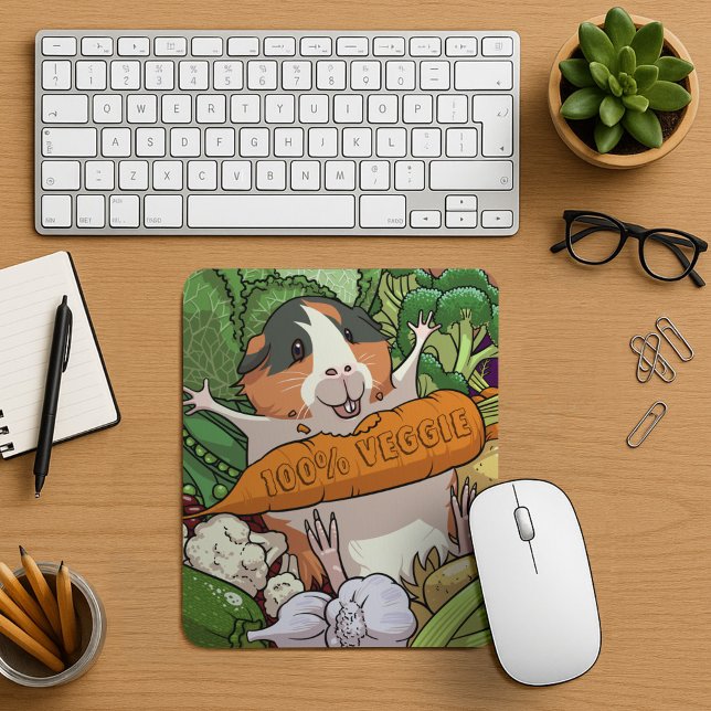 Mousepad Gatinho-guincho 100% Veggie Carrot (Criador carregado)
