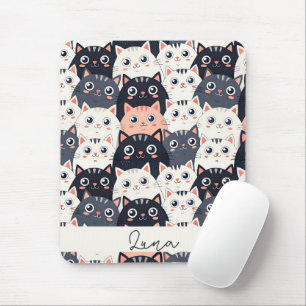 Mousepad Gatinho Kaleidoscópio