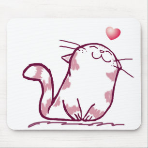 Mousepad Gatinho Love