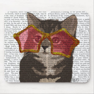 Mousepad Gatinho nos óculos de sol das estrelas