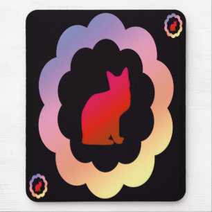 Mousepad Gatinho Scalloped -