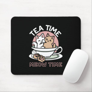 Mousepad Gatinhos cortantes em uma taça - Adorável Hora do