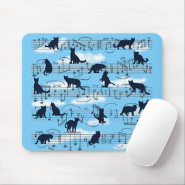 Mousepad gatinhos musicais
