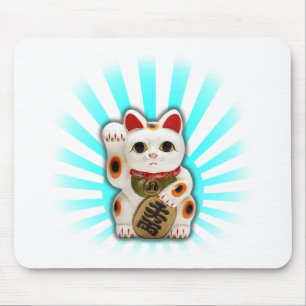 Mousepad Gato afortunado (Maneki-neko)