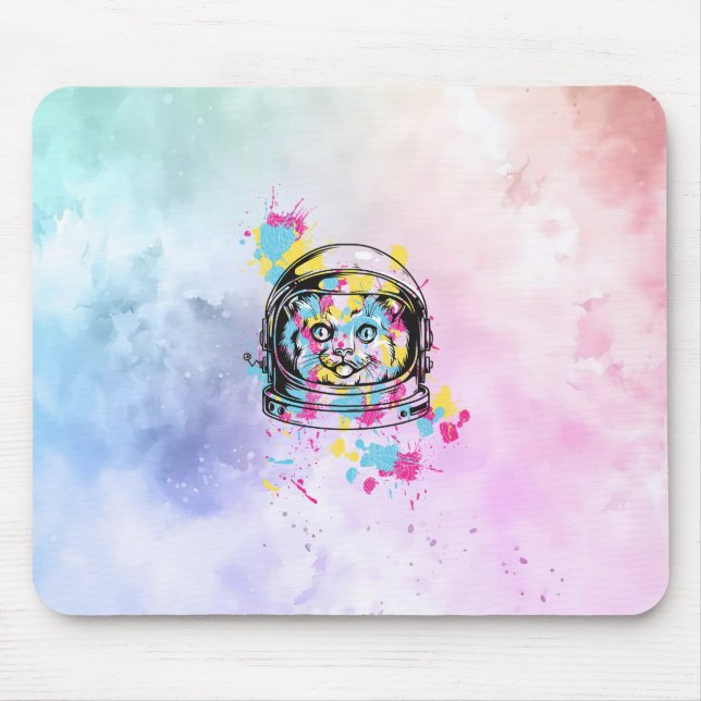 Mousepad Gato Astronauta (Frente)