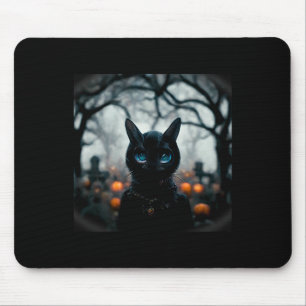 Mousepad Gato Bonito De Gato Para O Halloween