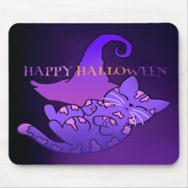 Mousepad Gato Bonito de Halloween