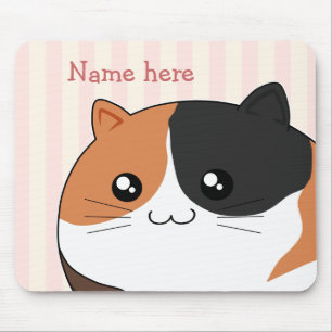 Mousepad Gato bonito do gatinho da chita de Kawaii