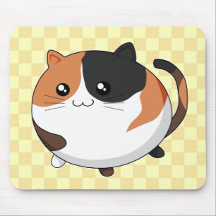 Mousepad Gato bonito do gatinho da chita de Kawaii
