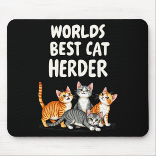 Mousepad Gato Bonito Mãe Mundos Melhor Gato Engraçado