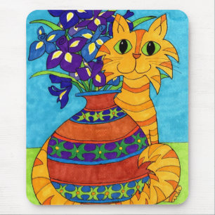 Mousepad Gato com irlandeses em Talavera Vase