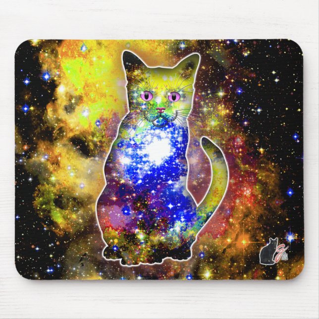 Mousepad Gato Cósmico Beta (Frente)