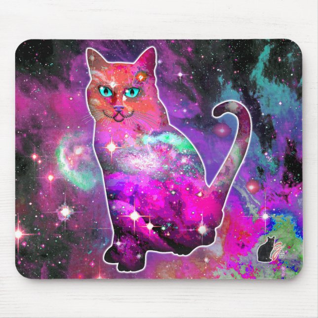 Mousepad Gato Cósmico Iota (Frente)