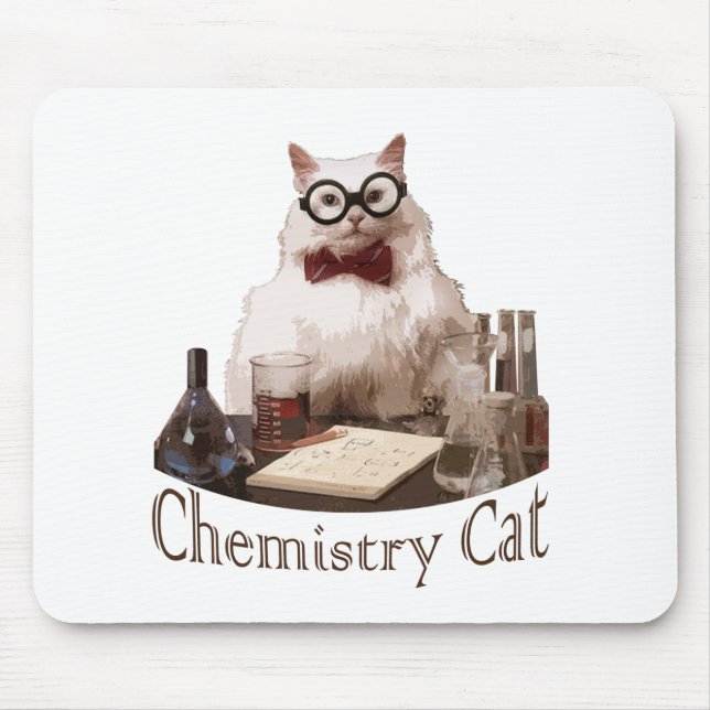 Mousepad Gato da química (do reddit dos memes 9gag) (Frente)