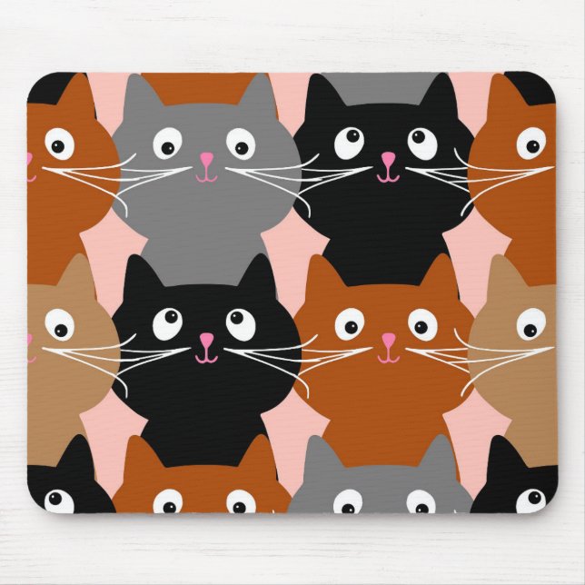 MOUSEPAD GATO DE BOVINOS DE ARTE (Frente)