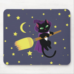 Mousepad Gato de Bruxa Voadora