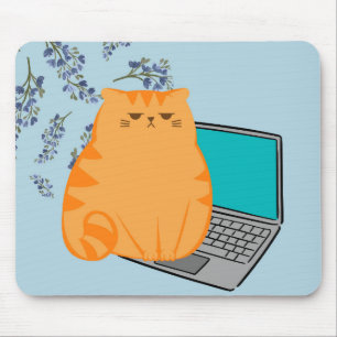 Mousepad Gato de Escritório