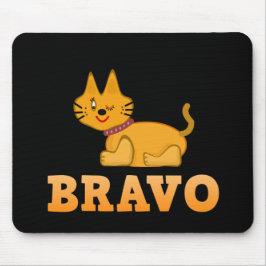 Mousepad Gato de gato-do-gato-do-mato-bravo desenho bravo