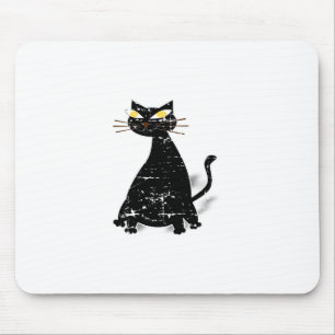 Mousepad Gato de Gordura Preta Distante