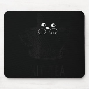 Mousepad Gato De KitTea, Gato De Lover E Gato Negro Diverti
