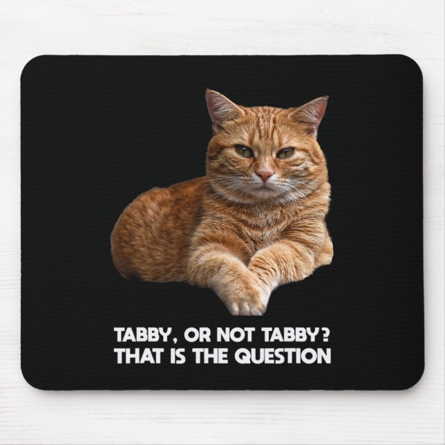 Mousepad Gato de Laranja Cinto (Frente)