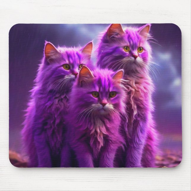 Mousepad Gato de Mouse - Presente perfeito para o Gato Love (Frente)