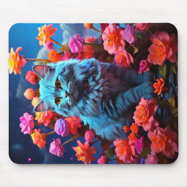 Mousepad Gato de Mouse - Presente perfeito para os amantes  (Frente)