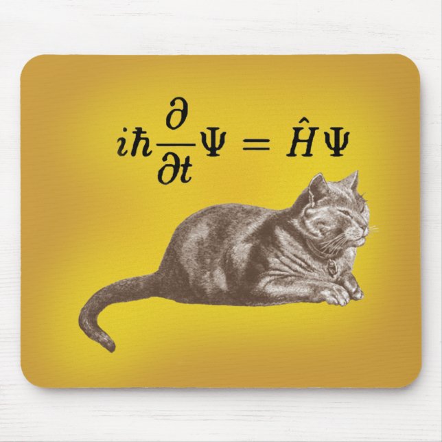 Mousepad Gato de Schrodinger (Frente)