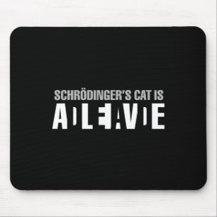 Mousepad Gato de Schrodinger é um paradoxo vivo do Morto