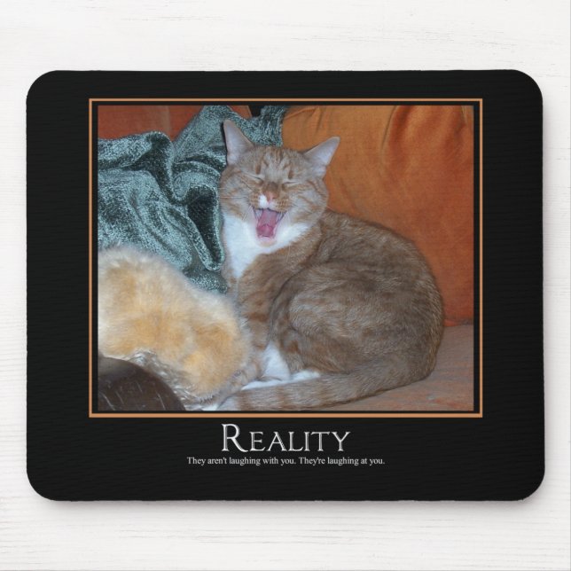 Mousepad Gato Demotivator (Frente)