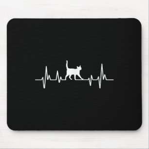 Mousepad Gato do Coração