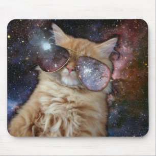 Mousepad Gato do espaço