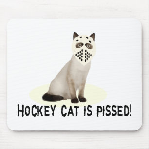 Mousepad Gato do hóquei mijado