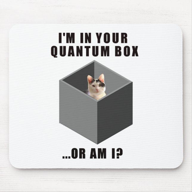 Mousepad Gato do quantum (Frente)