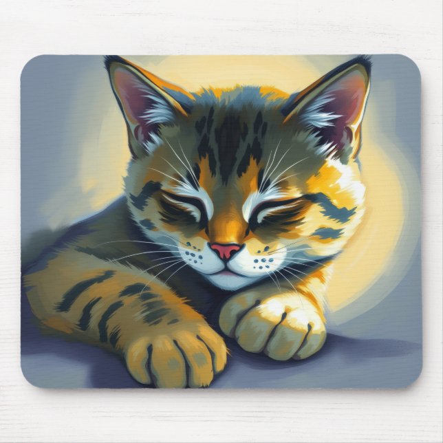 Mousepad Gato dormindo (Frente)