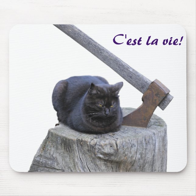 Mousepad gato, É a vida! (Frente)