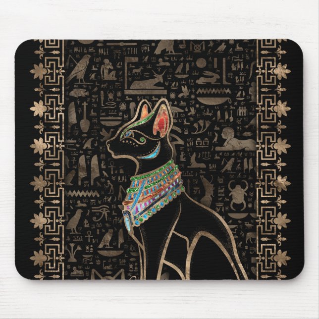 Mousepad Gato Egípcio - Bastet (Frente)