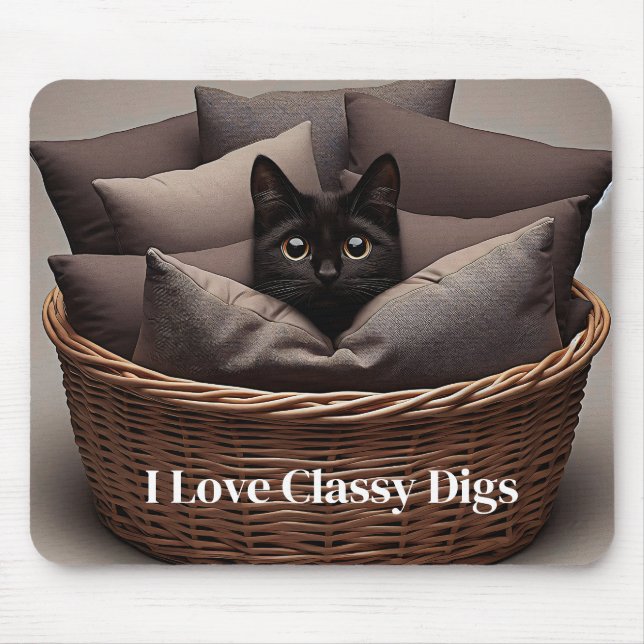 Mousepad Gato Elegante  (Frente)